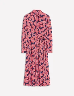Kleider & Jumpsuits | Midi | Boden Kate Midi-Hemdblusenkleid-Französisches Marineblau, Großflächiges Schleifenmuster FranzösischesMarineblau,GroßflächigesSchleifenmuster