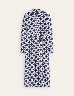 Kleider & Jumpsuits | Kleider In Petite | Boden Kate Midi-Hemdblusenkleid-Französisches Marineblau, Diamond Terrace FranzösischesMarineblau,DiamondTerrace