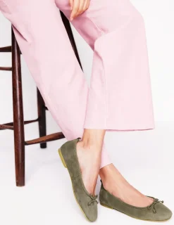 Flache Schuhe | Boden Kitty Ballerinas mit flexibler Sohle- Aquamarine