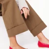 Flache Schuhe | Boden Kitty Ballerinas mit flexibler Sohle- Briefkastenrot