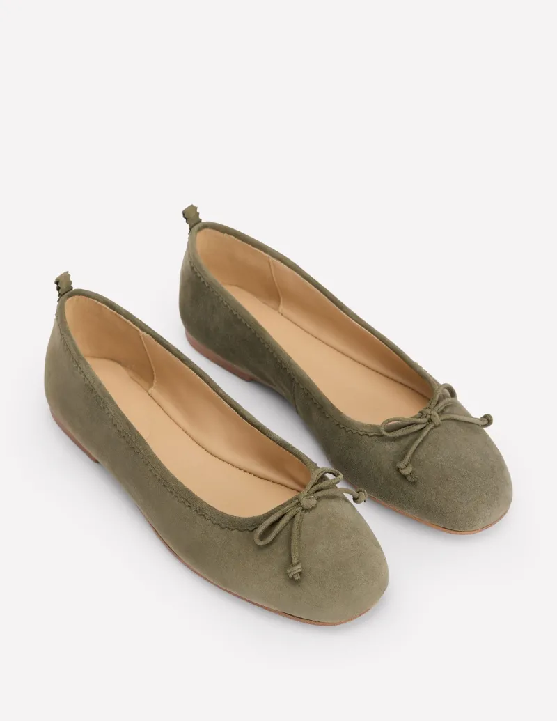 Flache Schuhe | Boden Kitty Ballerinas mit flexibler Sohle- Aquamarine