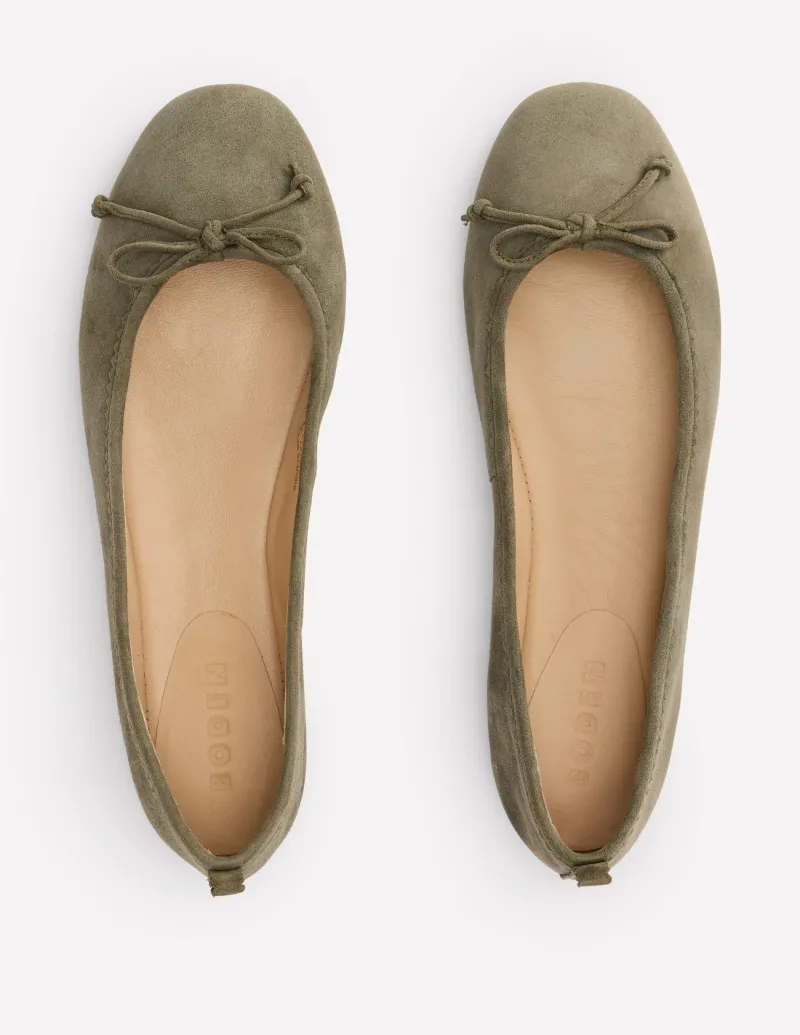 Flache Schuhe | Boden Kitty Ballerinas mit flexibler Sohle- Aquamarine