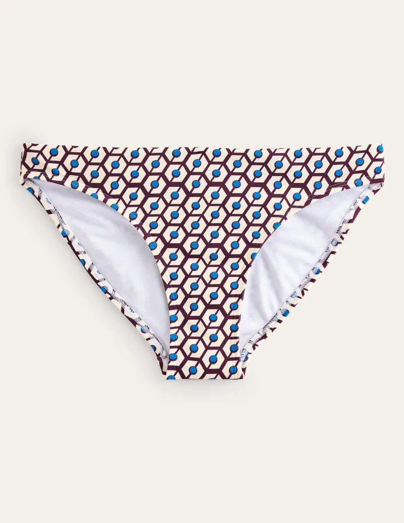 Bademode | Boden Klassische Bikinihose-Dunkles Burgunderrot, Reverie DunklesBurgunderrot,Reverie