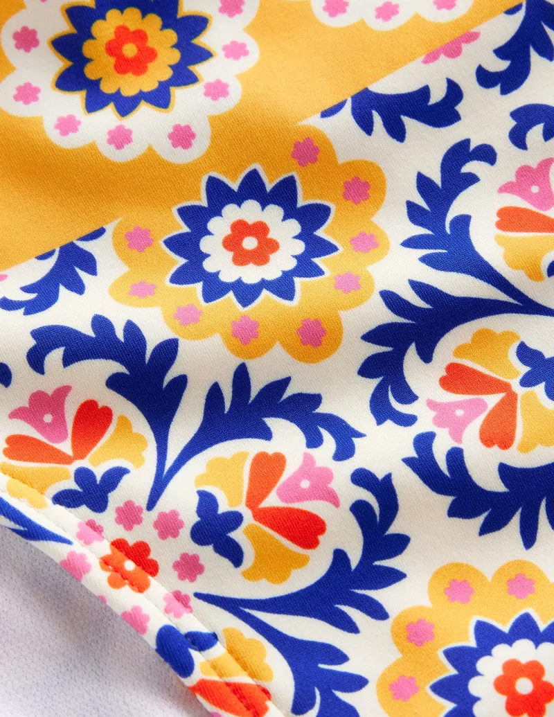 Bademode | Boden Klassische Bikinihose-Künstlerisches Gold, Mosaik Blüte KünstlerischesGold,MosaikBlüte