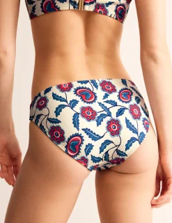 Bademode | Boden Klassische Bikinihose-Naturweiß, Blütenrebe Naturweiß,Blütenrebe