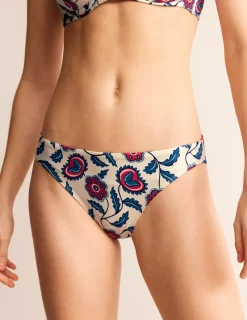 Bademode | Boden Klassische Bikinihose-Naturweiß, Blütenrebe Naturweiß,Blütenrebe