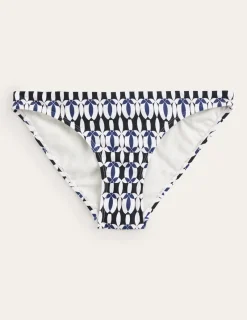 Bademode | Boden Klassische Bikinihose-Schwarz, Weiß Geo Schwarz,WeißGeo