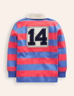 Oberteile & T-shirts | Boden Klassisches Rugbyhemd- Marmeladenrot/Blauhäher
