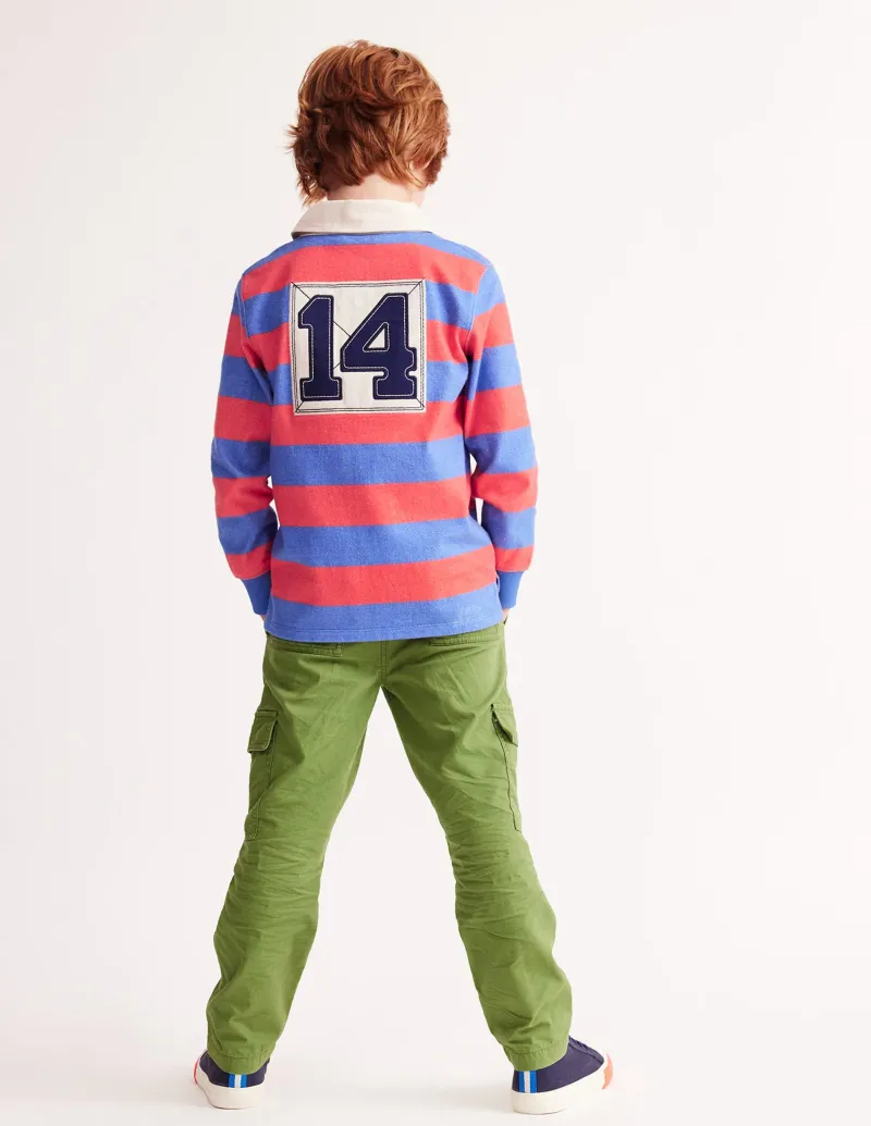 Oberteile & T-shirts | Boden Klassisches Rugbyhemd- Marmeladenrot/Blauhäher