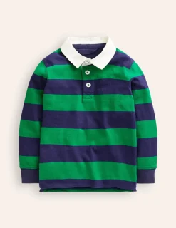 Oberteile & T-shirts | Boden Klassisches Rugbyhemd- Schuluniform-Marineblau/Hochlandgrün