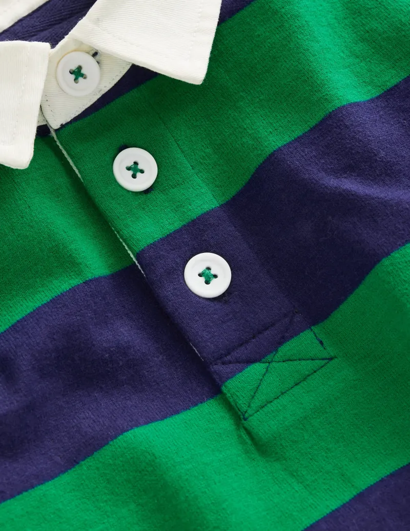 Oberteile & T-shirts | Boden Klassisches Rugbyhemd- Schuluniform-Marineblau/Hochlandgrün