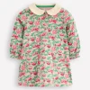 Kleider | Boden Kleid aus Jersey-Doppeltuch-Rosa Wildrose Blumenmuster RosaWildroseBlumenmuster