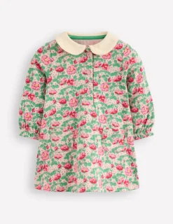 Kleider | Boden Kleid aus Jersey-Doppeltuch-Rosa Wildrose Blumenmuster RosaWildroseBlumenmuster
