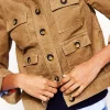 Mäntel & Jacken | Blazer | Boden Kragenlose Freizeitjacke- Cappuccinobraun