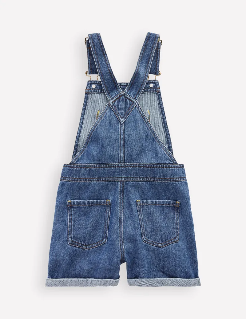 Hosen & Jeans | Kleider | Boden Kurze Latzhose mit Herztaschen-Vintage Bestickt Gänseblümchen VintageBesticktGänseblümchen