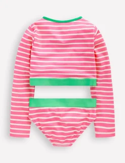 Bademode | Boden Kurzes Badeshirt-Set-Erdbeere Gestreift ErdbeereGestreift