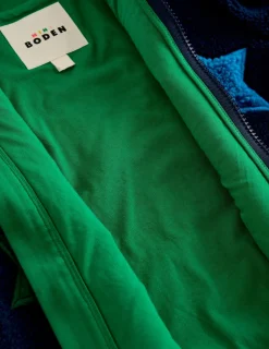 Mäntel & Jacken | Boden Kuschelige Teddyfell-Jacke-Schuluniform-Marineblau Stern Schuluniform-MarineblauStern