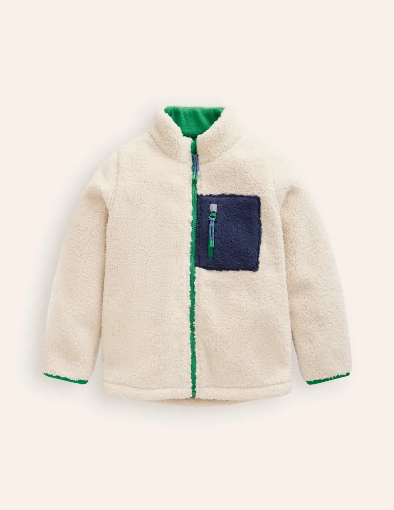 Mäntel & Jacken | Boden Kuschelige, winddichte Fleecejacke-Natürliches Sherpa NatürlichesSherpa