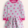 Kleider | Boden Kuscheliges, bedrucktes Sweatshirt-Kleid-Kreiderosa Wildrose KreiderosaWildrose