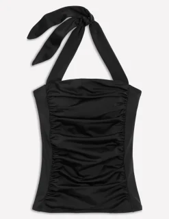Bademode | Boden Kythira Geraffter Tankini- Schwarz
