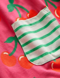 Oberteile & T-shirts | Tuniken | Boden Langärmelige Tunika mit Druck-Sorbet-Rosa Kirschen Sorbet-RosaKirschen