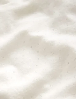 Oberteile & T-shirts | Boden Langärmeliges Oberteil mit Pointelle-Muster-Sanftes Naturweiß SanftesNaturweiß