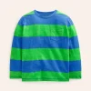 Oberteile & T-shirts | Boden Langärmliges T-Shirt für den Alltag-Griechisches Blau/Grün GriechischesBlau/Grün