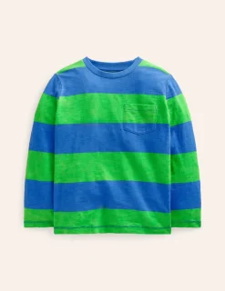 Oberteile & T-shirts | Boden Langärmliges T-Shirt für den Alltag-Griechisches Blau/Grün GriechischesBlau/Grün