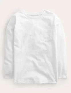 Oberteile & T-shirts | Boden Langärmliges T-Shirt für den Alltag- Weiß