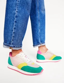Flache Schuhe | Nachtwäsche & Schlafanzüge | Boden Laufschuhe-Rosa Blockfarben RosaBlockfarben