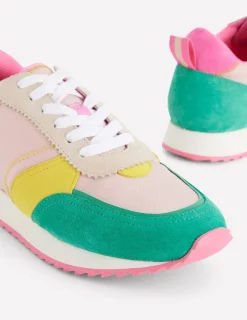 Flache Schuhe | Nachtwäsche & Schlafanzüge | Boden Laufschuhe-Rosa Blockfarben RosaBlockfarben