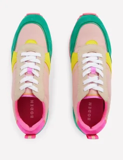 Flache Schuhe | Nachtwäsche & Schlafanzüge | Boden Laufschuhe-Rosa Blockfarben RosaBlockfarben