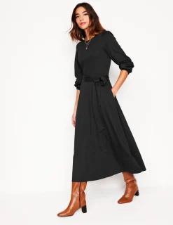 Kleider & Jumpsuits | Midi | Boden Leandra Jersey-Midikleid- Schwarz