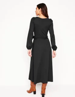 Kleider & Jumpsuits | Midi | Boden Leandra Jersey-Midikleid- Schwarz