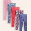 Leggings | Hosen & Jeans | Boden Leggings im 5er-Pack-Bunt Gepunktet/Blumenmuster BuntGepunktet/Blumenmuster