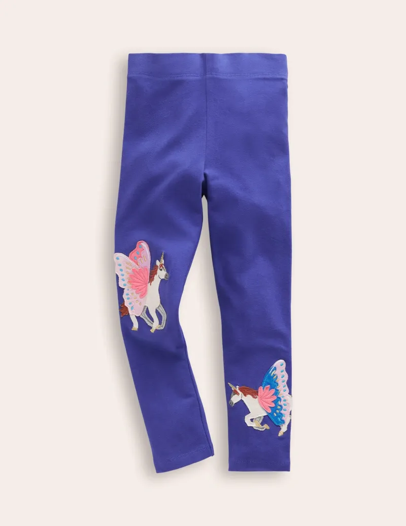 Leggings | Hosen & Jeans | Boden Leggings mit Applikationen-Navy, Einhörner Navy,Einhörner