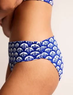 Bademode | Boden Levanzo Bikinihose mit Faltendetail-Surf The Web, Laub Geo SurfTheWeb,LaubGeo