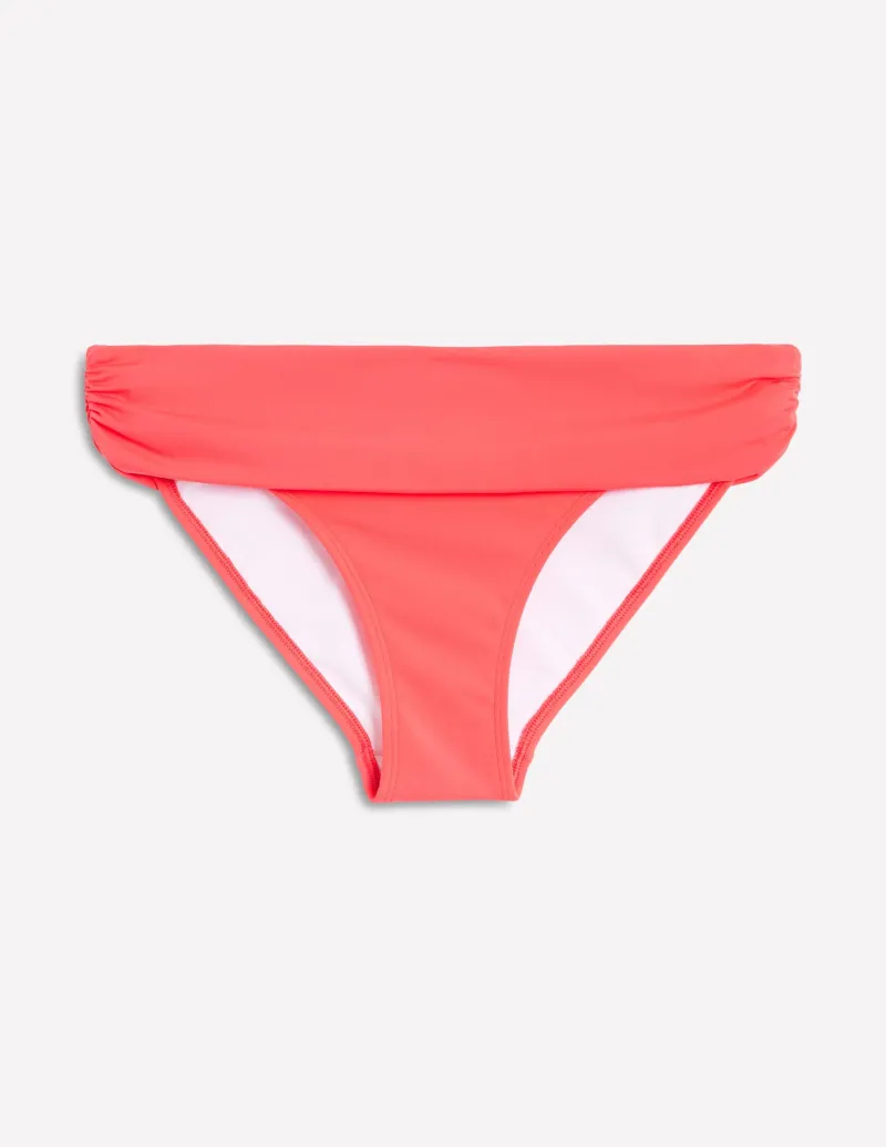 Bademode | Boden Levanzo Bikinihose mit Faltendetail-Intensives Korallenrot IntensivesKorallenrot