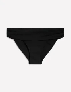 Bademode | Boden Levanzo Bikinihose mit Faltendetail- Schwarz