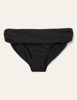 Bademode | Boden Levanzo Bikinihose mit Faltendetail- Schwarz