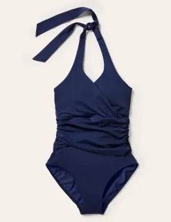 Bademode | Boden Levanzo Neckholder-Badeanzug-Französisches Marineblau FranzösischesMarineblau