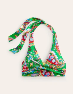Bademode | Boden Levanzo Neckholder-Bikinioberteil-Kelly Grün, Paisley Azurblau KellyGrün,PaisleyAzurblau