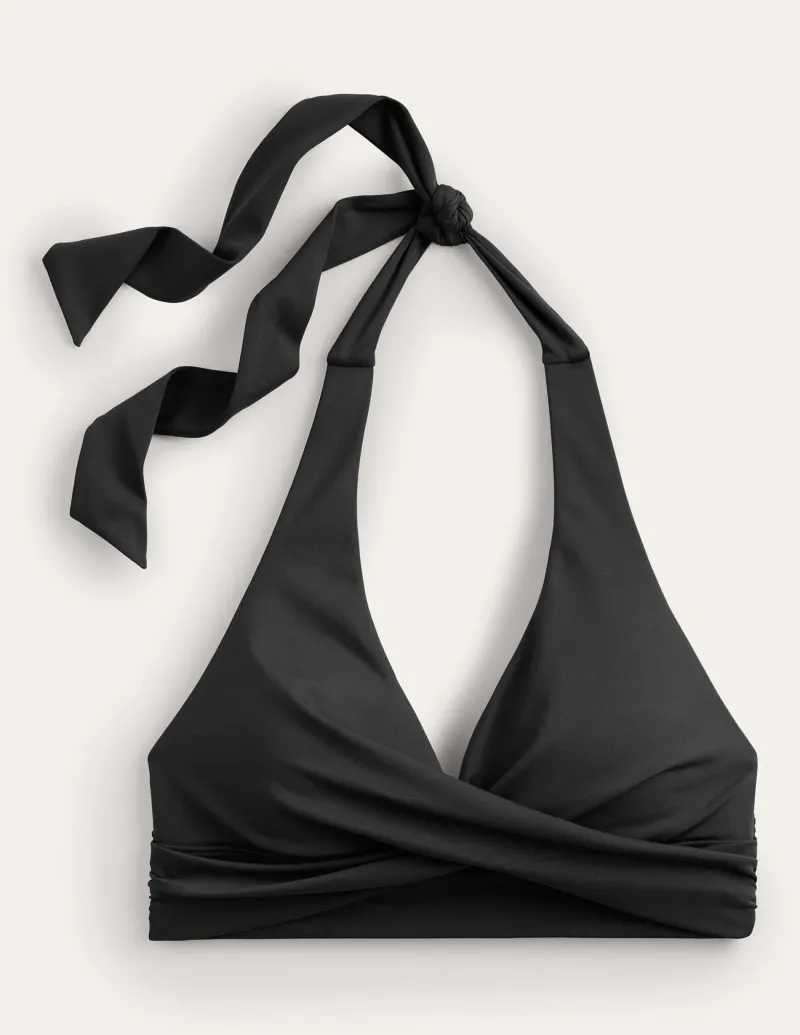 Bademode | Boden Levanzo Neckholder-Bikinioberteil- Schwarz