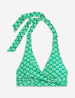 Bademode | Boden Levanzo Neckholder-Bikinioberteil-Grün Wolken Terrasse GrünWolkenTerrasse