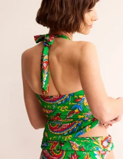 Bademode | Boden Levanzo Neckholder-Tankinioberteil-Kelly Grün, Paisley Azurblau KellyGrün,PaisleyAzurblau