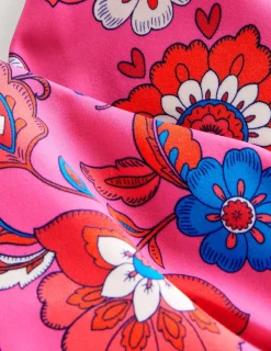 Bademode | Boden Levanzo Neckholder-Tankinioberteil-Rosa, Botanisch Welle Rosa,BotanischWelle