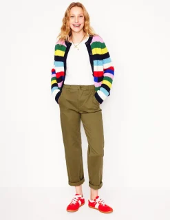 Pullover & Strickjacken | Boden Libby Strickjacke-Mohnblumenrot, Blau Bunt Mohnblumenrot,BlauBunt