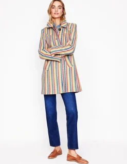 Mäntel & Jacken | Boden Lincoln Mantel mit Streifen-Regenbogen Twill Streifen RegenbogenTwillStreifen