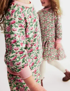 Hoodies & Kapuzenpullis | Oberteile & T-shirts | Boden Lockeres Sweatshirt mit Druck-Kreiderosa Wildrose KreiderosaWildrose