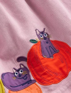 Kleider | Boden Lucilla Schürzenkleid-Malvenfarben Kürbis Katzen MalvenfarbenKürbisKatzen